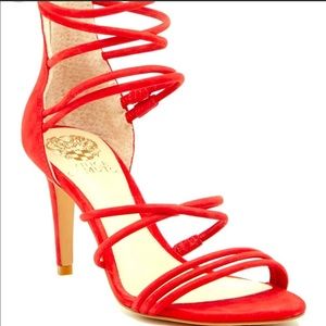 Red Vince Camuto Cadela Heels